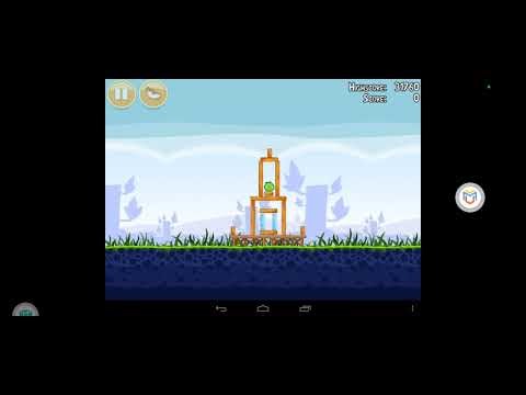 Angry Birds Classic HD 2.0.2 Level 1-1 Walkthrough 2012