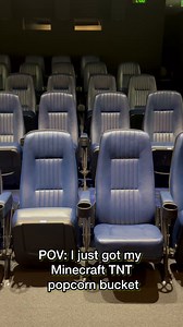 When you love your #MinecraftMovie TNT popcorn bucket a little too much. 🤣🧡 Get your Minecraft TNT popcorn bucket at participating Cineplex locations while supplies last. Get your tickets to A Minecraft Movie here 🎟️➡️ https://cinplx.co/3GflDdj | Cineplex