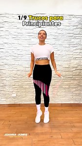 70K views · 1.3K reactions | Truco 1/9 para principiantes  ¿te quedaste solo en salto basico? Ingenta estos nuebos trucos para avabzar fon la habilidad con cuerda  #saltarcuerda #guatemala #tutorialconcuerda | JoannaJumps | Facebook