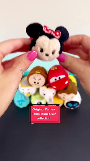 Who remembers the original Disney Tsum Tsum plush?! It’s been fun to go through my old collections☺️ ##disney##disneytoys##disneytsumtsum##disneytsumtsums##tsumtsum##tsumtsums##tsumtsumplush##walleandeve##nightmarebeforechristmas##jackskellington##beautyandthebeast##disneycollection##toytok##disneytok