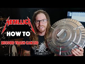 How To Get ST ANGER Snare Drum Sound with lid of trash can