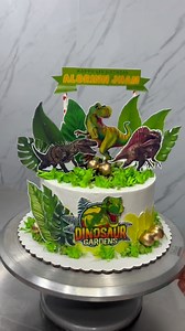 5.6K views · 1.8K reactions | dinosaur and S.W.A.T cake decorating : JomariGuitar TV | Vina&Vira - The TwinBakers | Facebook