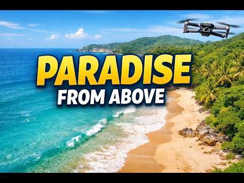 🌊 Beautiful Beach Drone View | Relaxing Sea & Nature Aerial Footage | 4K Coastal Scenery