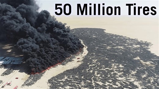 How The World's Largest Tire Graveyard Vanished
