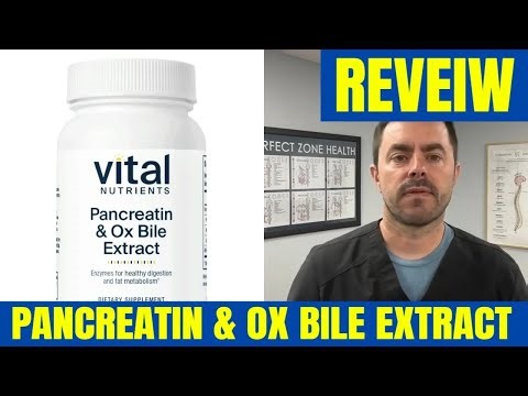 Pancreatin & Ox Bile Review - Benefit - Better Digestion and Gallbladder - Vital Nutrients