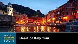 This one-minute video captures a few of the many delights that our Heart of Italy tour has in store for you. In nine unforgettable days, you'll marvel at the must-see sights of the Eternal City of Rome, the Tuscan hill town ambience of Volterra, the pedestrian-friendly streets of Lucca, harbor-hugging villages of the Cinque Terre, and the amazing art of Renaissance Florence. And all along the way, you'll enjoy Italy's distinctive culture, wine, and cuisine. Learn more: www.ricksteves.com/tours/i