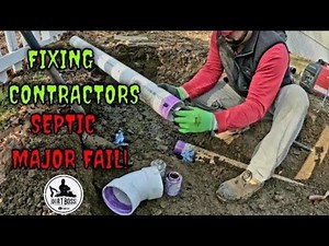 Customer complains septic is backing up must see