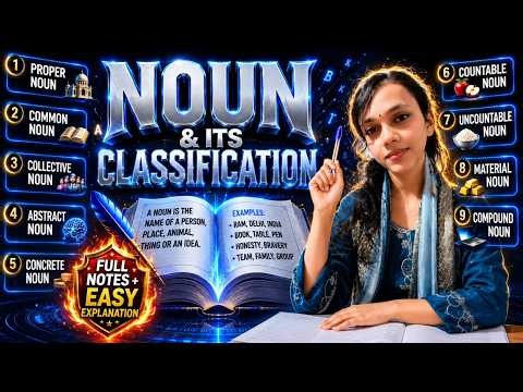 Noun Full Chapter | Types of Noun Explained Easily | English Grammar Masterclass