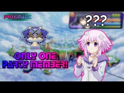 Attempting to Beat Re;Birth 1's Colosseum With a SOLO Party Member! | Hyperdimension Neptunia
