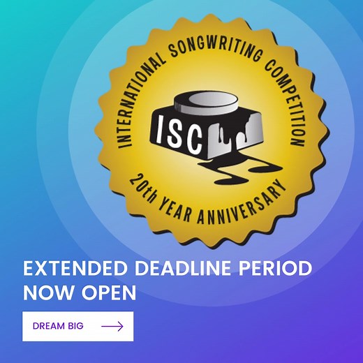 ISC is celebrating 20 years around the sun and we'd like you to join the celebration. ISC accepts all styles of music, is open to both amateur and professional songwriters, and will be awarding over $225,000 in cash and prizes (most ever!) Judges include Coldplay, Bebe Rexha, Tom Waits, Hozier, Linkin Park, and more, plus decision-makers from Warner, Atlantic, EMI, Roc Nation, YouTube, Motown, and many more. Enter your songs today! | International Songwriting Competition
