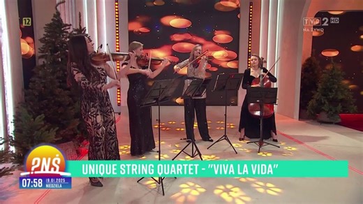 Unique String Quartet - "Viva la vida" z repertuaru grupy Coldplay