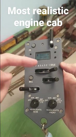Separate throttle, idle & brake. #modelrailroad #operations #protothrottle #modelrailway