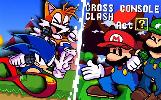 FNF模组 NSMB Funk Mix Cross Console Clash 2.0!