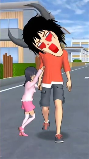 robot yuta beraksi dan menyelamatkan mio 😏 #sakuraschoolsimulator #cartoon #shorts