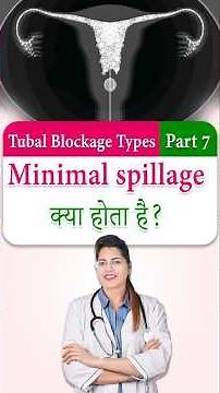 Fallopian Tube में Minimal Spillage – HSG Test से कैसे पहचानें और ठीक करें Naturally