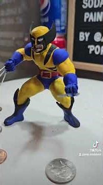 Wolverine ( Soda Can sculpture) #marvel #lifeisbutadream #wolverine #art #sculpture .