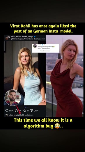 Virat Kohli and German model-aristocrat Lara Cosima Henckel von Donnersmarck has been widely