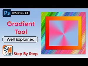 Gradient Tool in Photoshop Exercise No. 42 | YN Tutor | photoshop tutorial for beginners