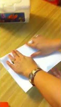 How to fold a tent card