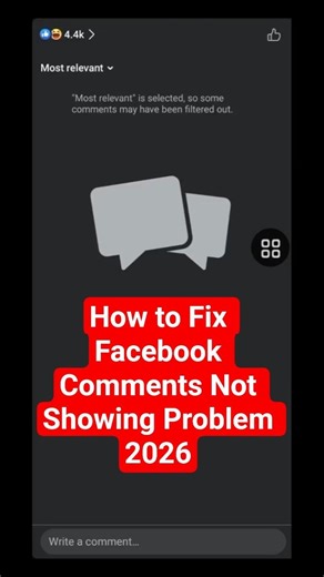 How to Fix Facebook Comments Not Showing Problem 2026 | Facebook Comments Loading Problem Solved ✅