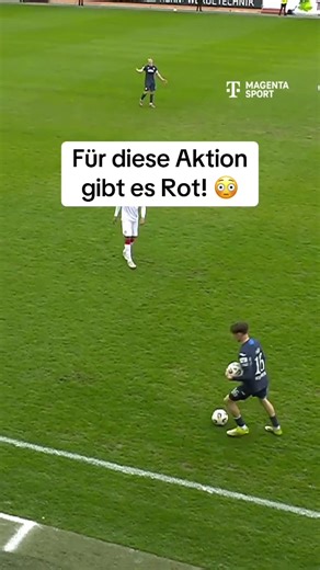 Yannis Hör erhält Rot bei TSG Hoffenheim II