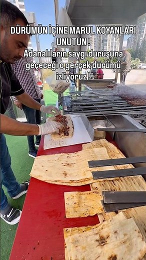 DÜRÜMÜN İÇİNE MARUL KOYANLAR BUNU İZLESİN! 🌯 Gerçek Adana Dürümü Böyle Yapılır!