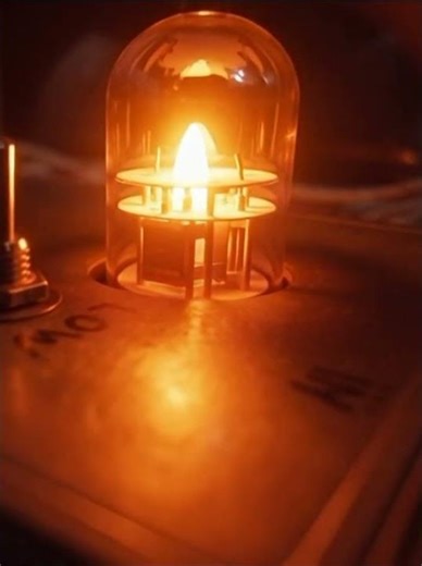 Vacuum tube AI fire effect animation