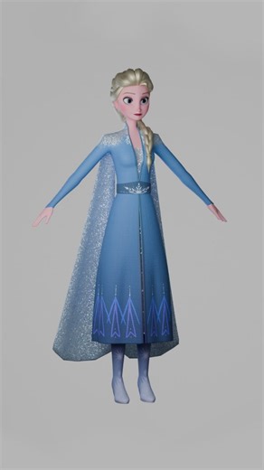 IYKYK on Instagram: "BTS | 3D Modelling Elsa from Frozen . . . #3d #3drender #3dart #modeling #elsa #frozen #disney"