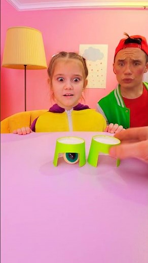 🥤🎩 Amazing Cup Trick – Can You Figure It Out?