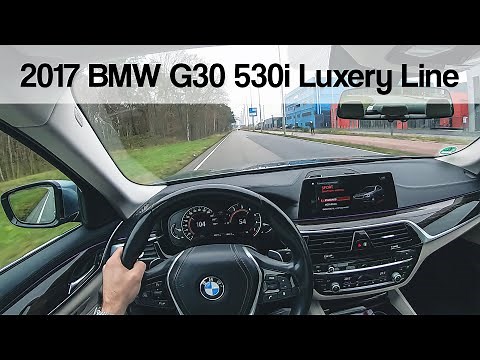 2017 BMW G30 5-Series 530i Luxury Line - The sporty sedan - POV Review