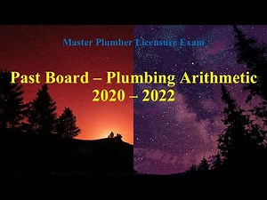 Past Board - Plumbing Arithmetic 2020-2022