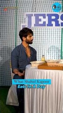What Shahid Kapoor Eats In A Day! #shorts #shahidkapoor #birthday