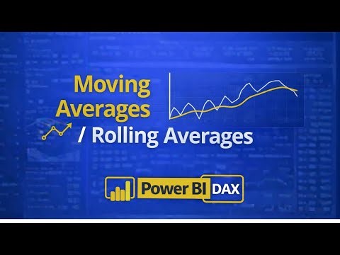 Power BI - Moving Averages / Rolling Averages | DAX
