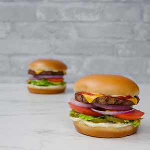 The Original Thickburger and the Original Beyond Thickburger with a 100% plant-based patty. Can you tell which one's which? | Hardee's