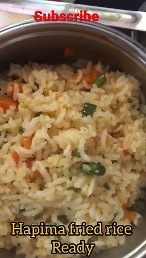 Hapima fried rice mix !! Easy fried rice recipe !! #trendingvideos #viralvideo