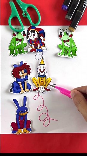 So Hoppy Ribbitrope correcting puzzle with jax ragatha and pomni #tadc #ribbit #jax #craft
