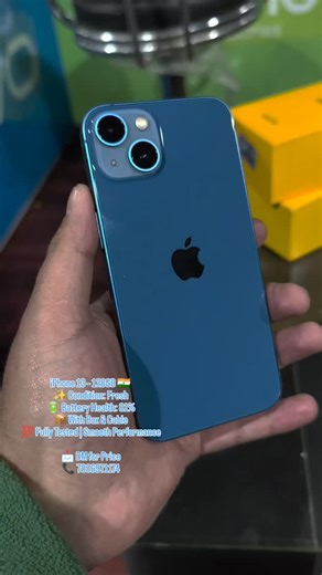 The Open Box Store® | Sold 📤. It's iPhone 13 – 128GB 🇮🇳 ✨ Condition: Fresh 🔋 Battery Health: 81% 📦 With Box & Cable 💯 Fully Tested | Smooth Performance 📩 DM for... | Instagram