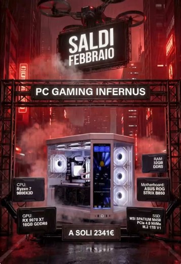 Configurazione Gaming Infernus: Potenza da 2341€