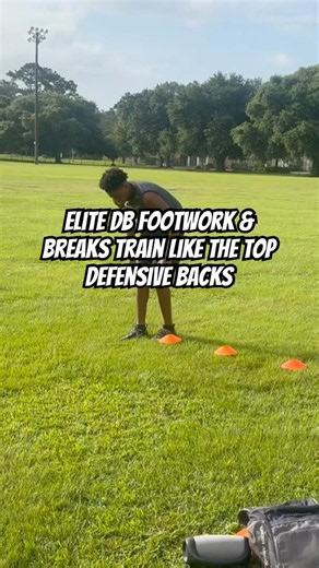 Elite DB Footwork & Breaks | Train Like the Top Defensive Backs #defensiveback