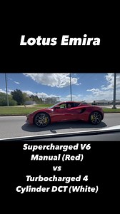 58K views · 171 reactions | Rolling acceleration test of the Lotus Emira with the supercharged v6 vs the turbocharged 4 cylinder | DragTimes.com hosted by Brooks Weisblat | Facebook