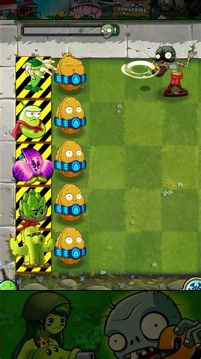 PvZ2 - 5 Spear plants vs Firebreather #Shorts #pvz2 #pvz #pvzfusion
