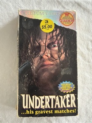 WWF Undertaker His Gravest Matches VHS 1993 Coliseum Video WWE Wrestling 90s | eBay