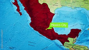 map of Mexico City, the capital of Mexico.Zooming In: Exploring the Details of the Mexico City Map