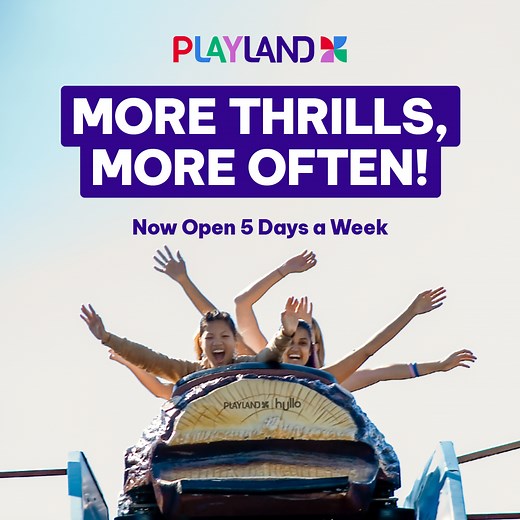 Playland Playland 2025 Season Passes and Single Day Passes are on sale now!