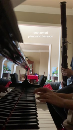 @laced.matcha #omori #duet #piano #bassoon #cover | Piano Duet