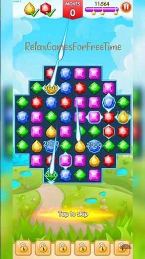 Jewels Legend - Match 3 Puzzle - Level 3 gameplay match 3 logic puzzle game walkthrough