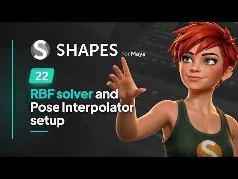 SHAPES ep22 - RBF solver and Pose Interpolator setup