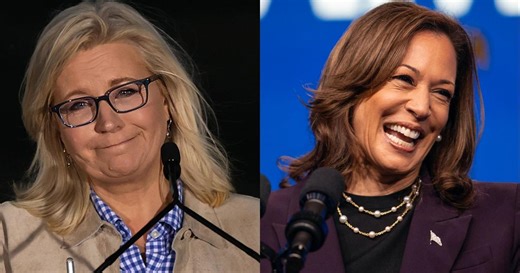 Behind the Kamala Harris, Liz Cheney campaign event
