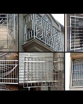 Latest Steel Grill Design For Window | Modern Window Grill Design in Steel
