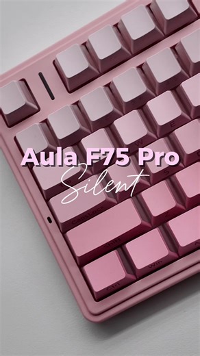 Aula F75 Pro Silent: The Pink Mechanical Keyboard